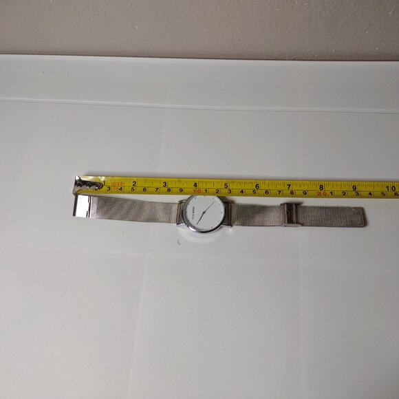 Silver Tone Steve Madden Watch With White Dial - Picture 13 of 14